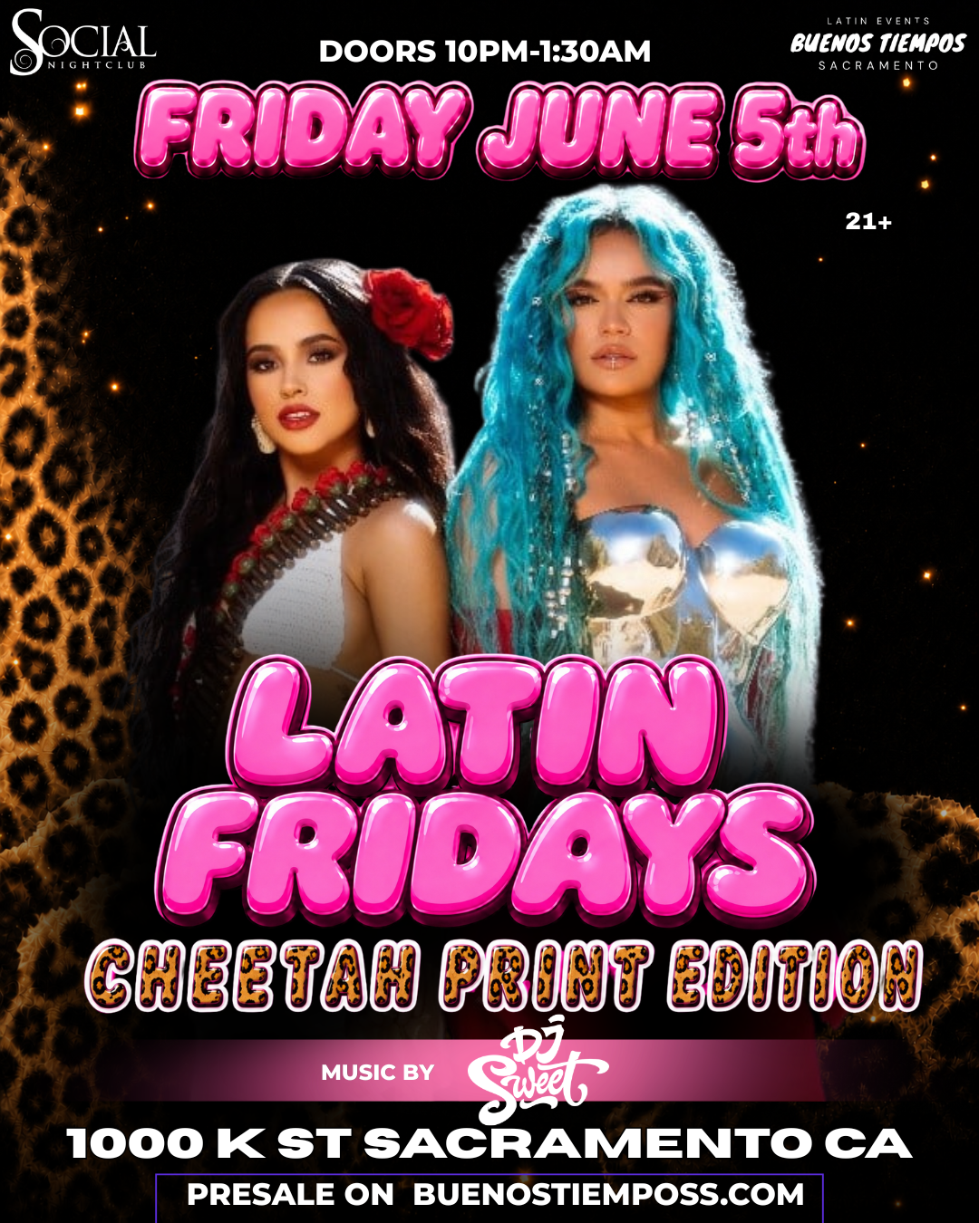 LATIN FRIDAYS CHEETAH PRINT EDITION 6.5