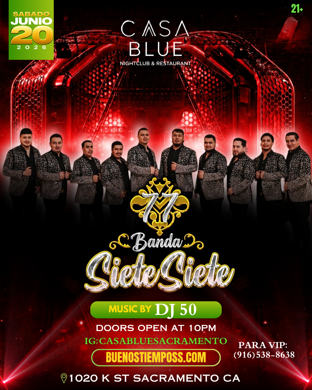 BANDA NIGHT @ CASA BLUE