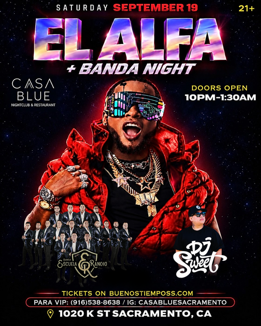 EL ALFA + BANDA NIGHT