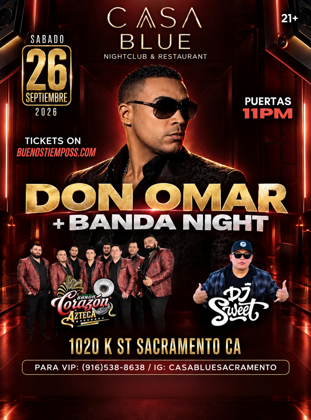 DON OMAR + BANDA NIGHT