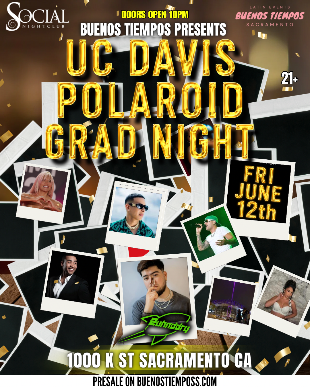 OLD SCHOOL REGGAETON+POLAROID NIGHT