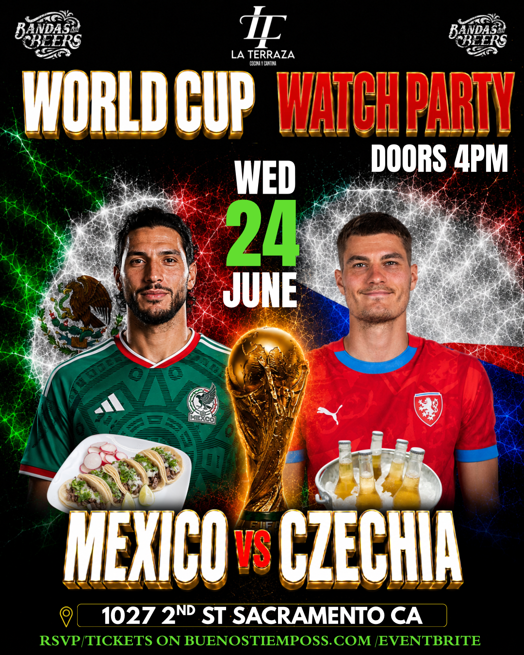 MEXICO WATCH PARTY@ LA TERRAZA
