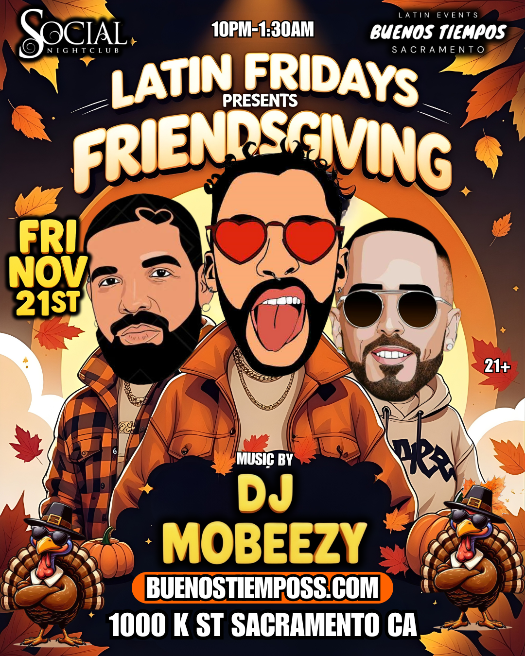 Latin Fridays Presents Friendsgiving