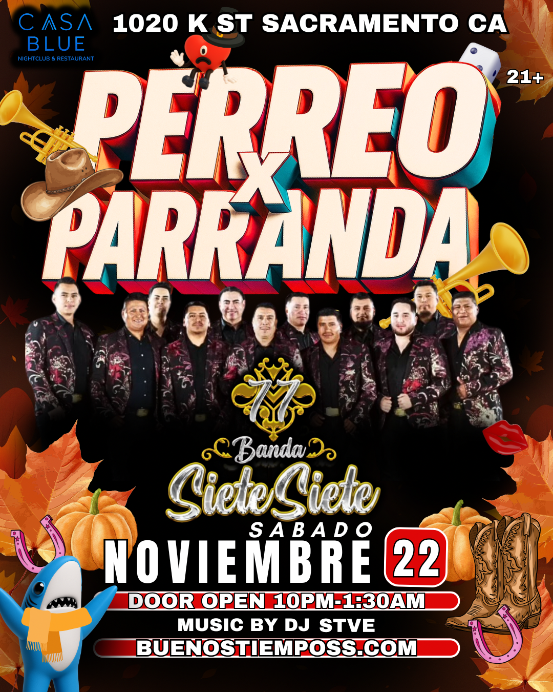 Perreo y Parranda En Casa Blue 11/22