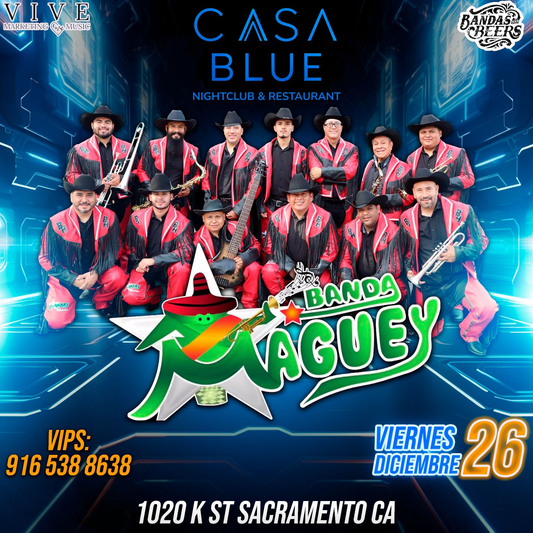 Banda Maguey at Casa Blue